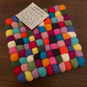 NWT Handcrafted Felted Wool Trivet